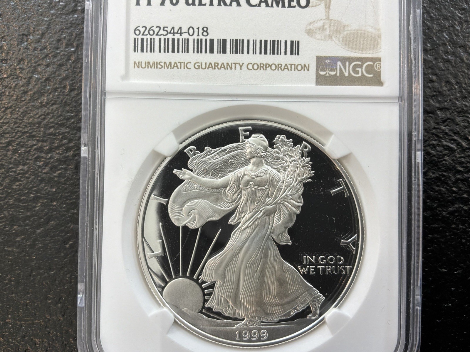 1999-P Proof American Silver Eagle PF-70 NGC