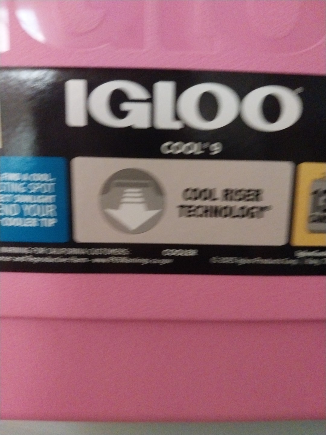 Igloo Cool 9 Insulated Cooler Pink & White NEW!!