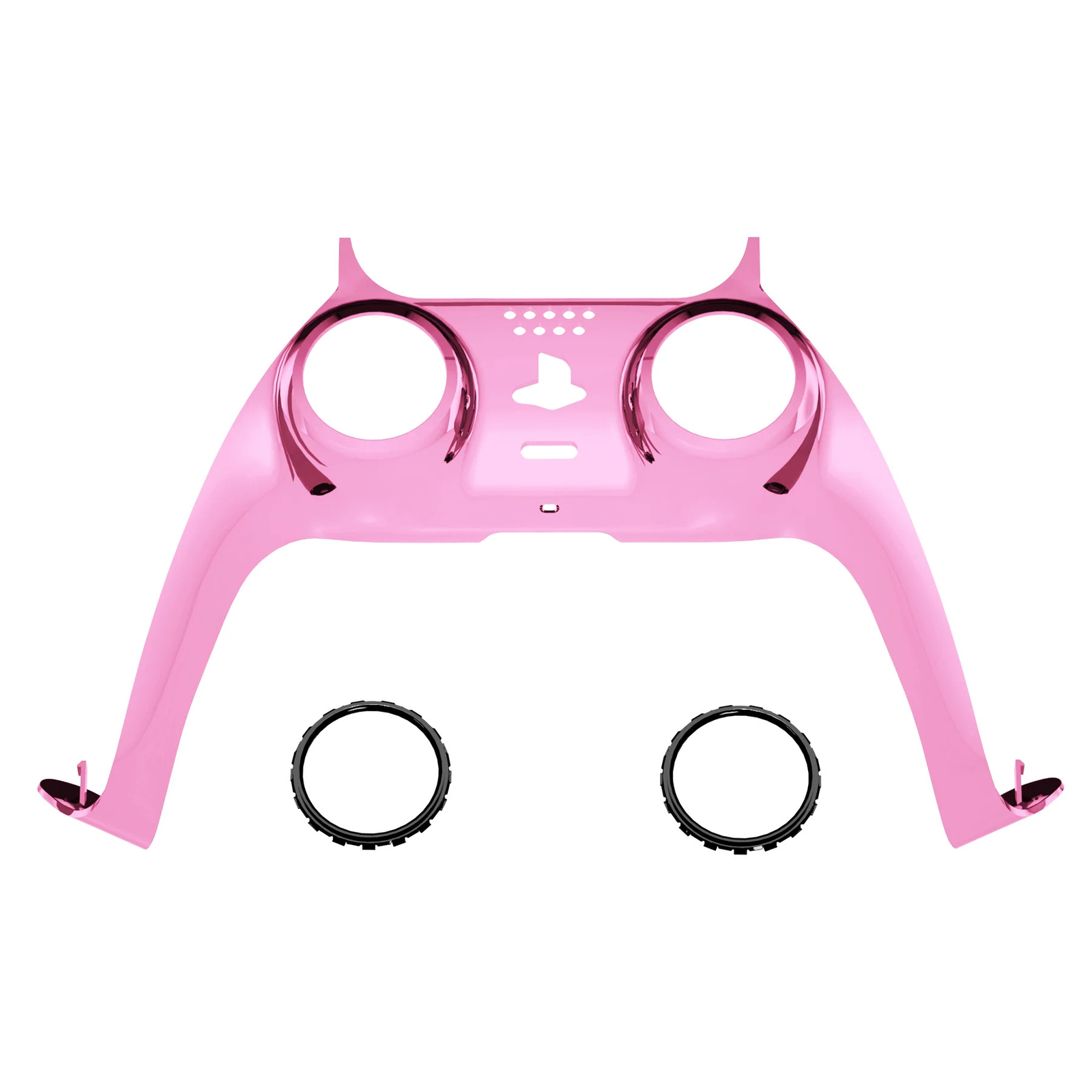 New Replacement Front Trim Shell w/Accent Rings compatible with PS5 Controller
