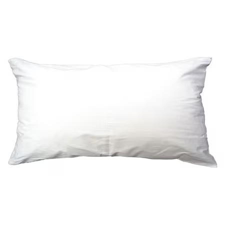 R & R Textile X11302 Pillow, King, 37X21 In., White