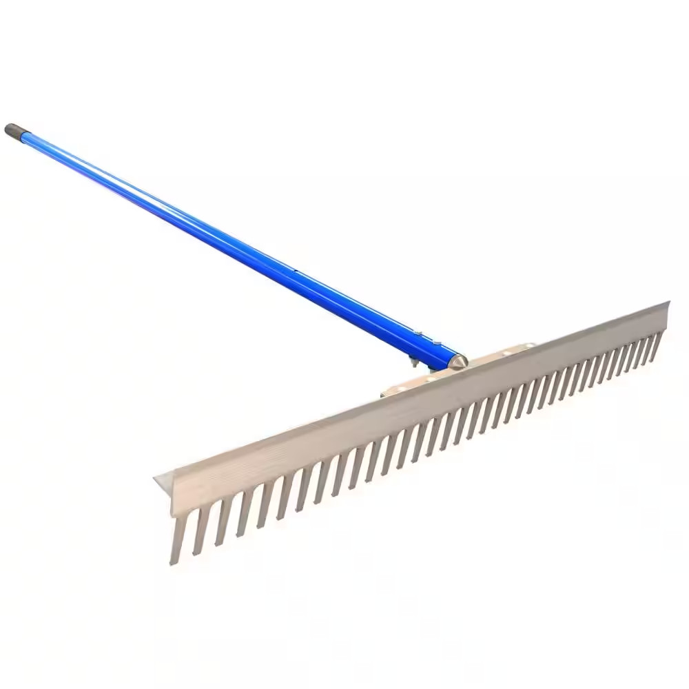 6 Ft. Aluminum Handle T Connector Landscape Rake