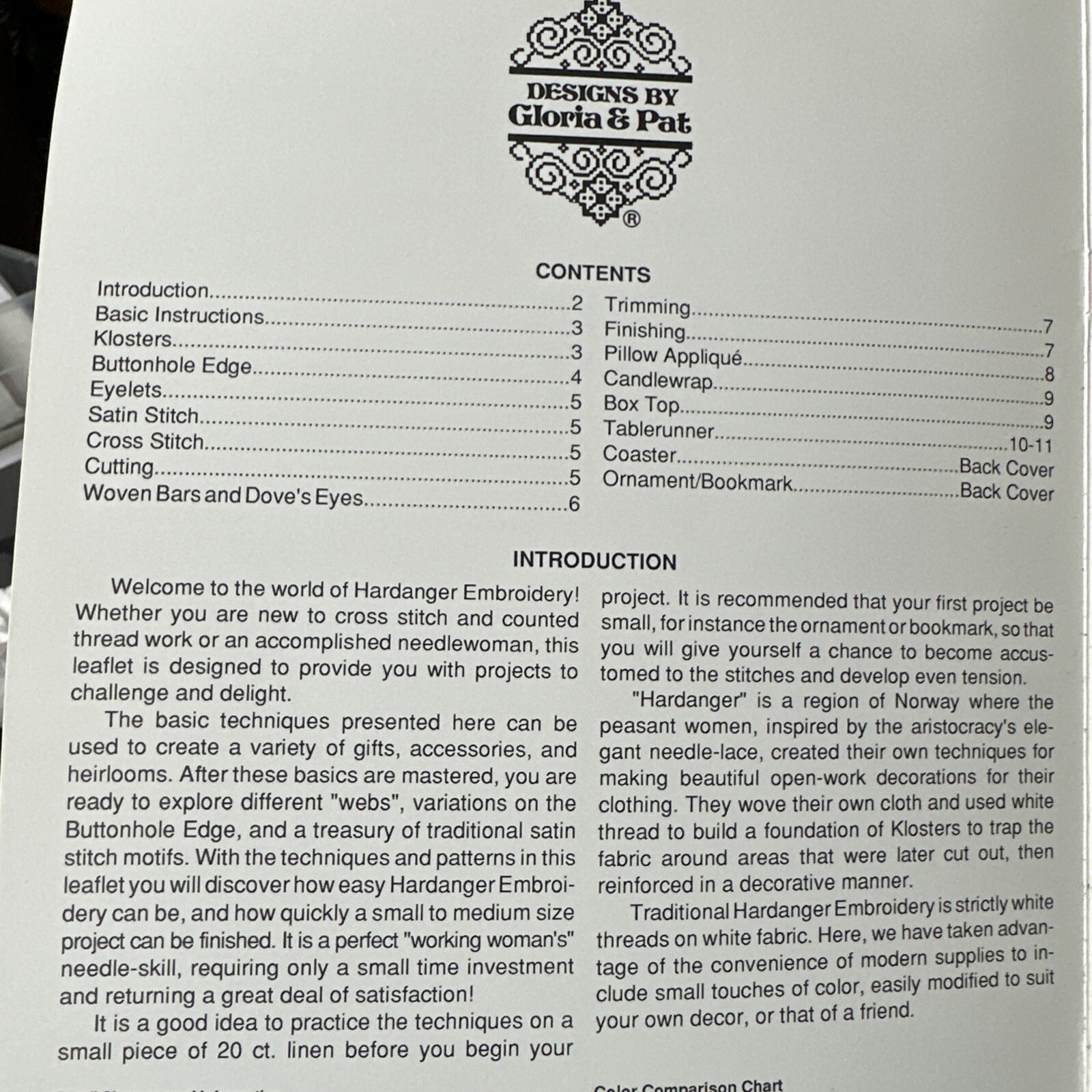 Hardanger Embroidery Lesson for Beginners Heirloom Needlework Leaflet 27