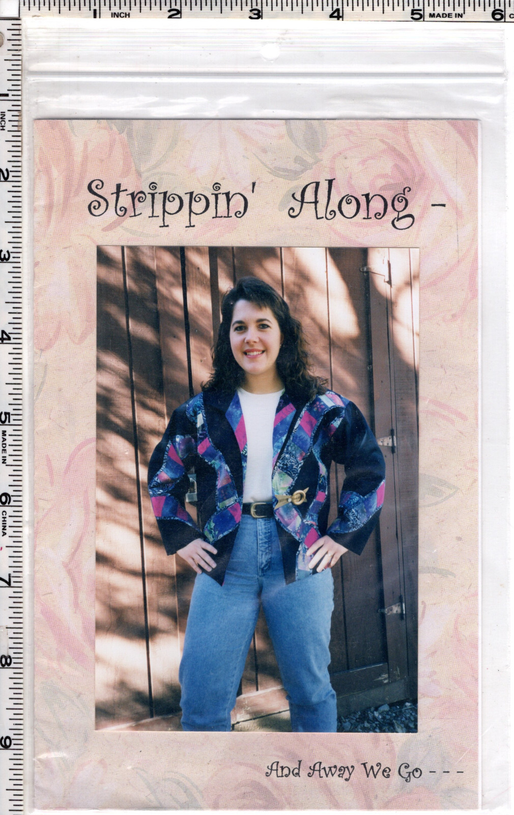 "Stripping Along" Ribbons & More Embelishment Pattern for use w/Separate Jkt Pat