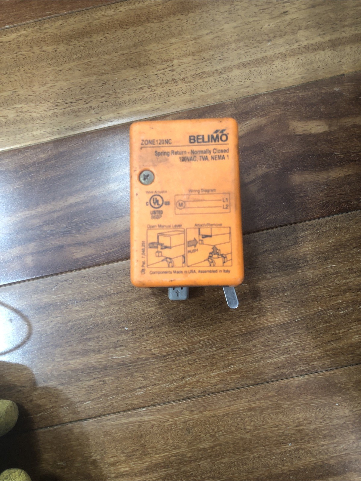 BELIMO ZONE120NC CONTROL VALVE ACTUATOR SPRING RETURN 120V