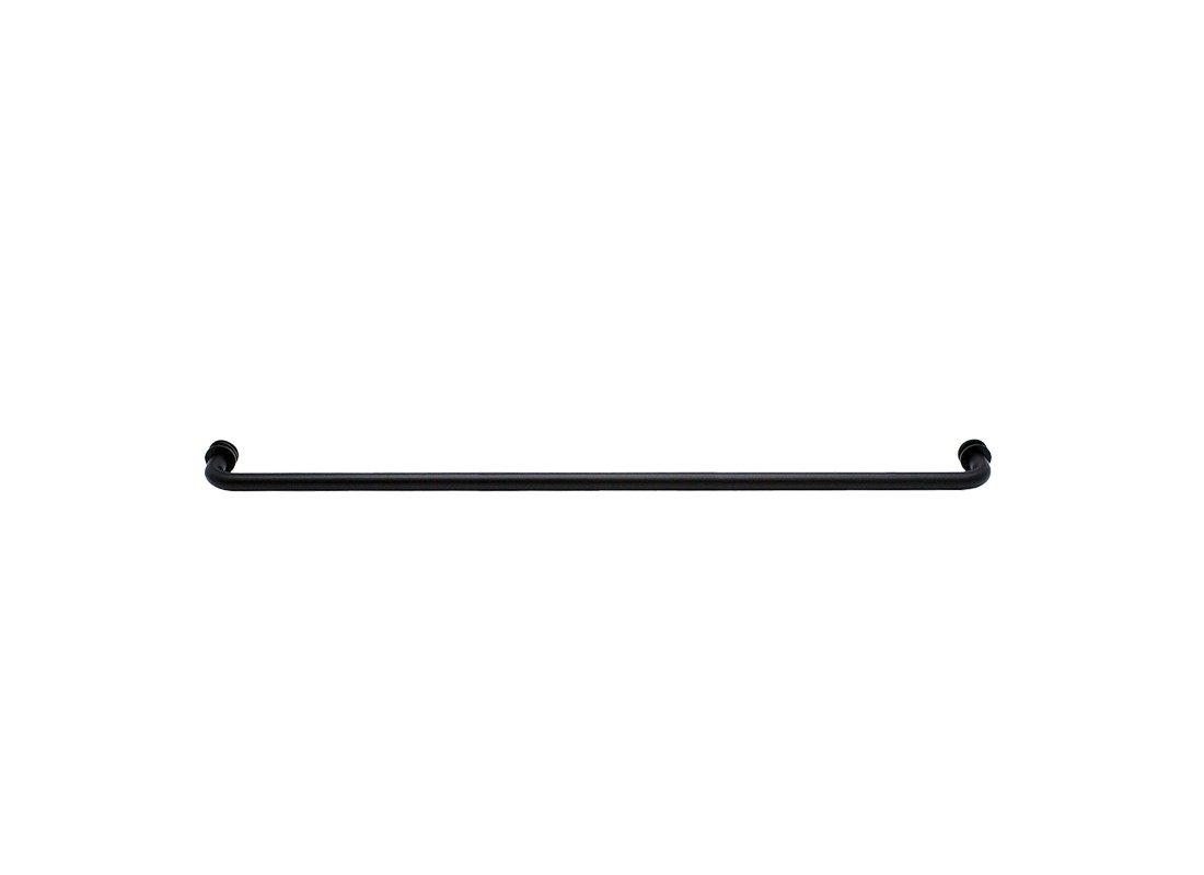 FHC Single Sided Towel Bar Brass Material Matte Black Finish