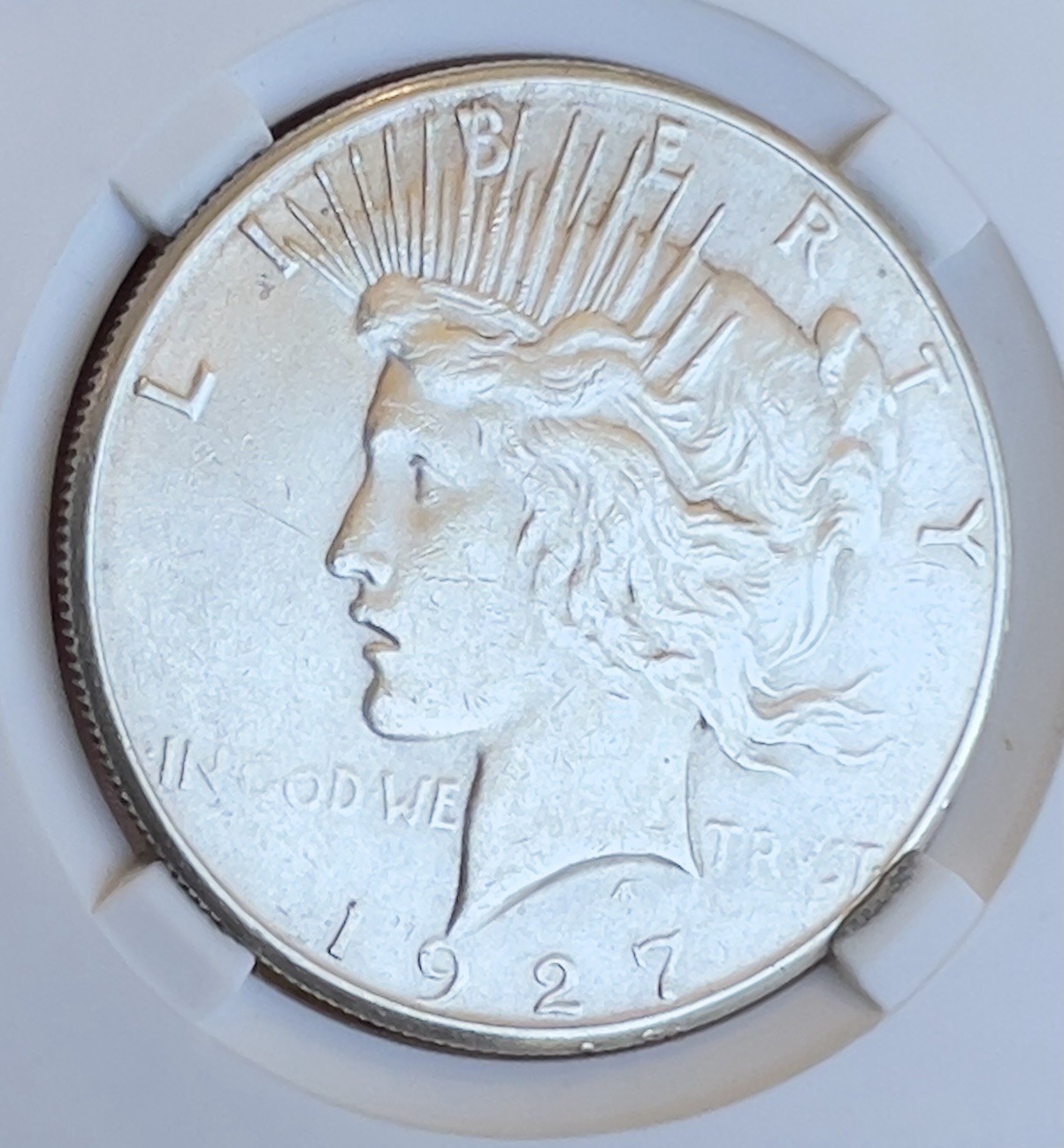 1927 S PEACE DOLLAR AU -33