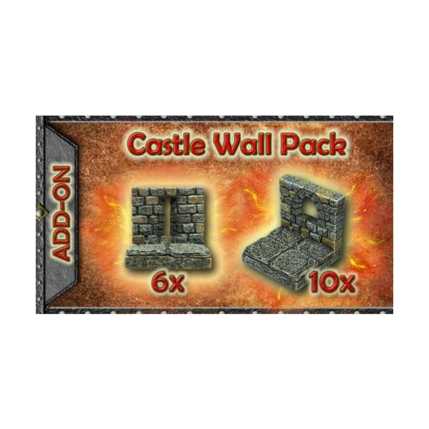 Dwarven Forge Castle Builder Castle Wall Pack NM