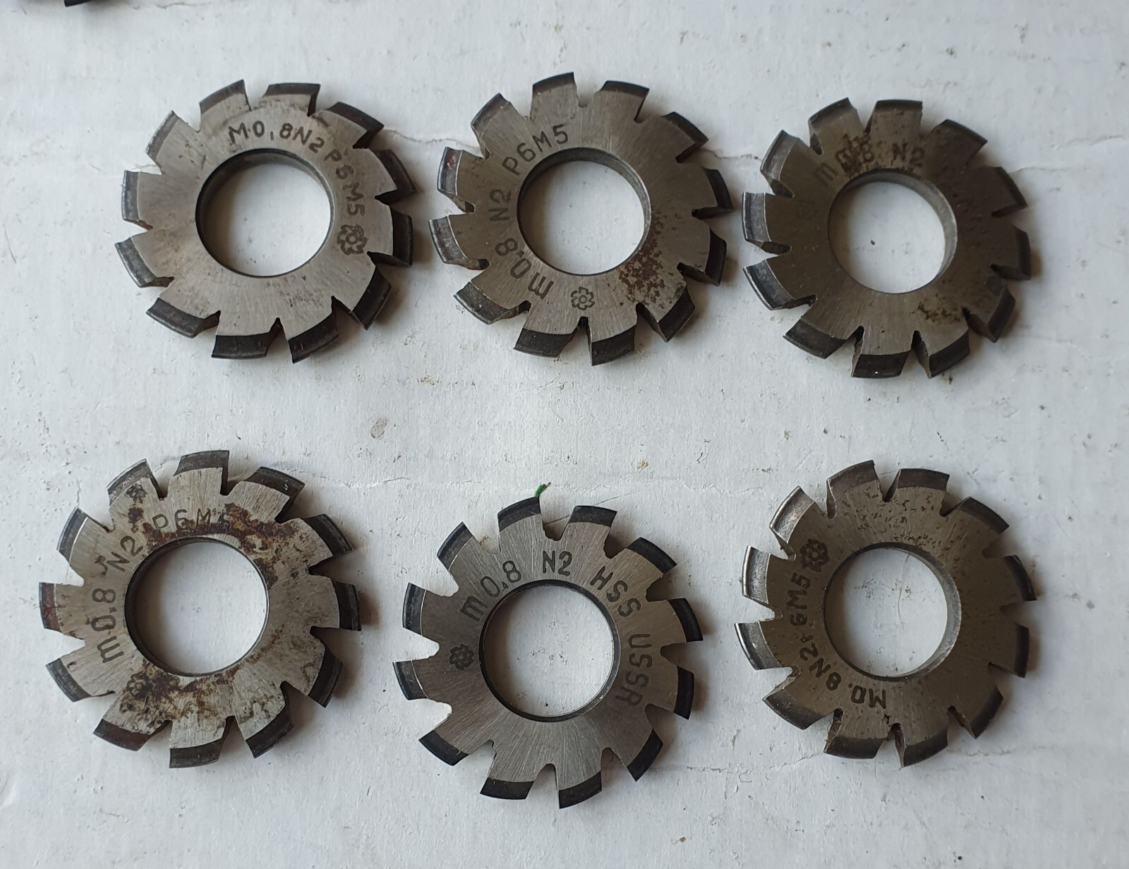 Involute Gears Cutter M 0.8 HSS