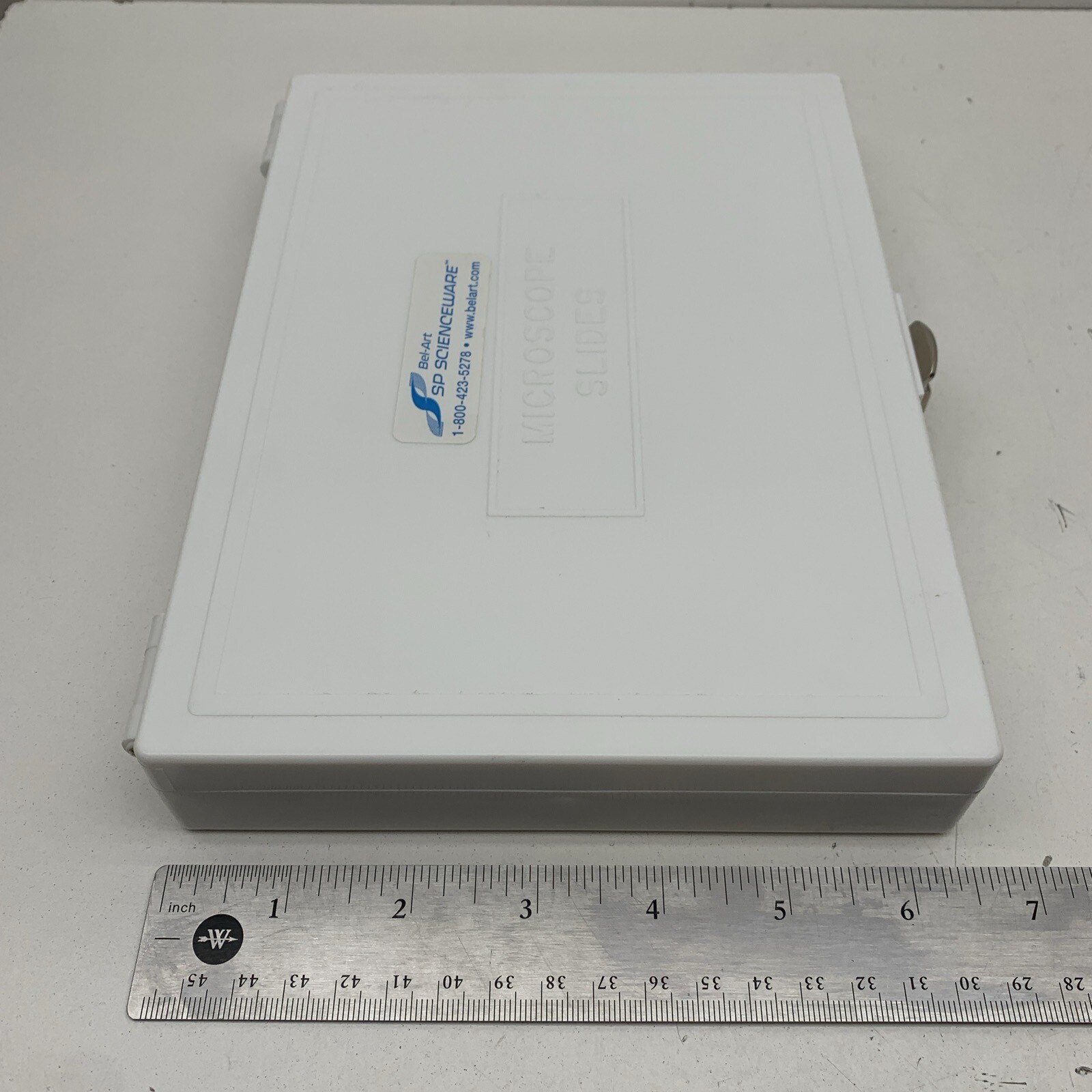 Bel-Art SP Scienceware Microscope Slides Box, 100 Spaces