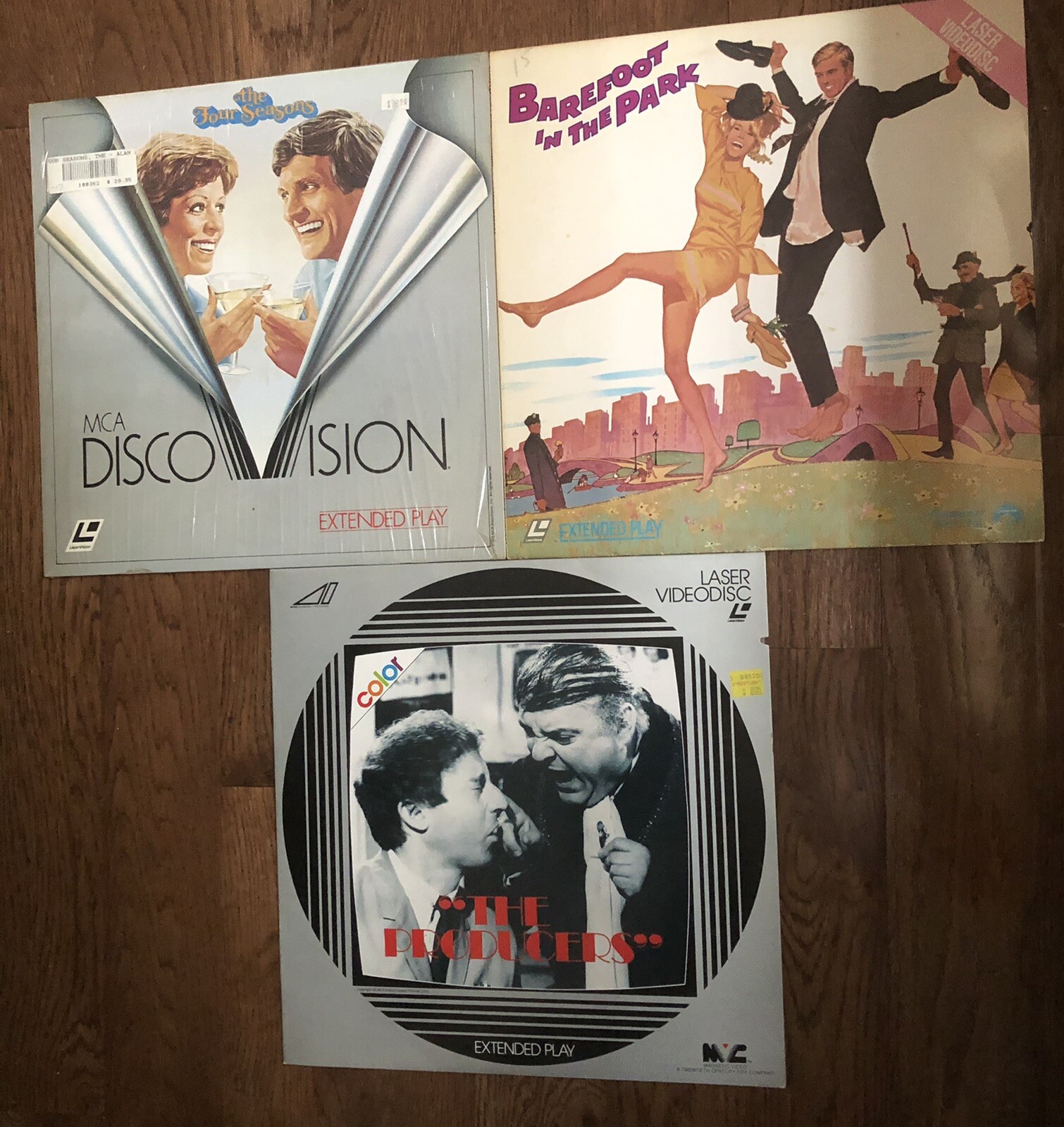 Classic Comedy 12” Laserdiscs (3) Barefoot In The Park Four Seasons Producers