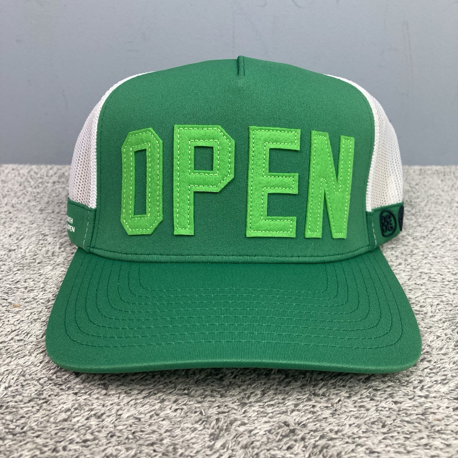 G/Fore 2024 US Open Pinehurst 124th Golf Hat Green Snapback Men Bryson