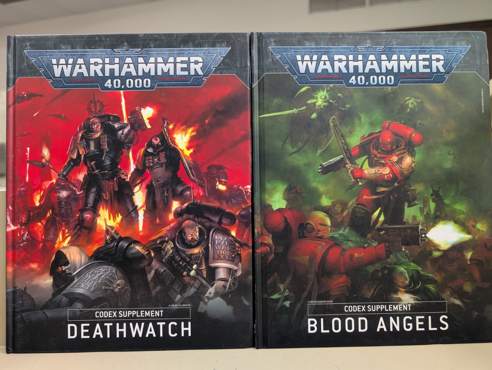 Warhammer 40,000 Codex Supplement Blood Angels & Deathwatch 2 books HB VG 260709