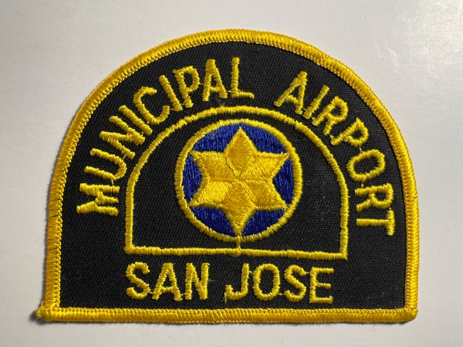 San Diego Municipal Airport Security Patch ~ Vintage / RARE