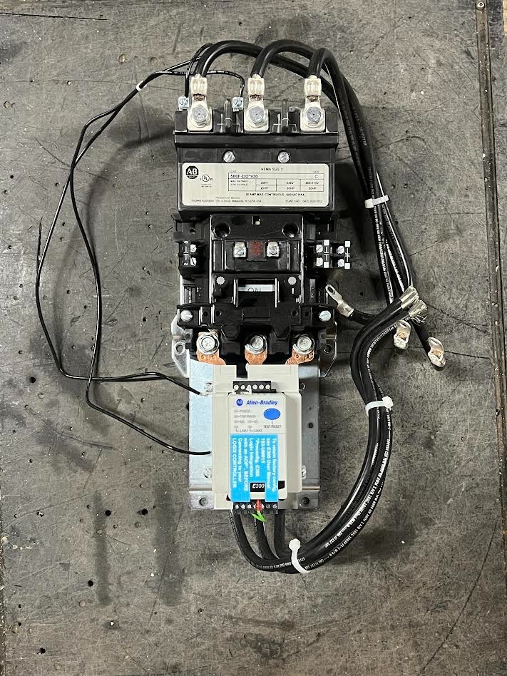 Allen Bradley 500F-DO*930 Ser C with 592-ESM-I-100A-S3 Ser A and 193-ECM-ETR New