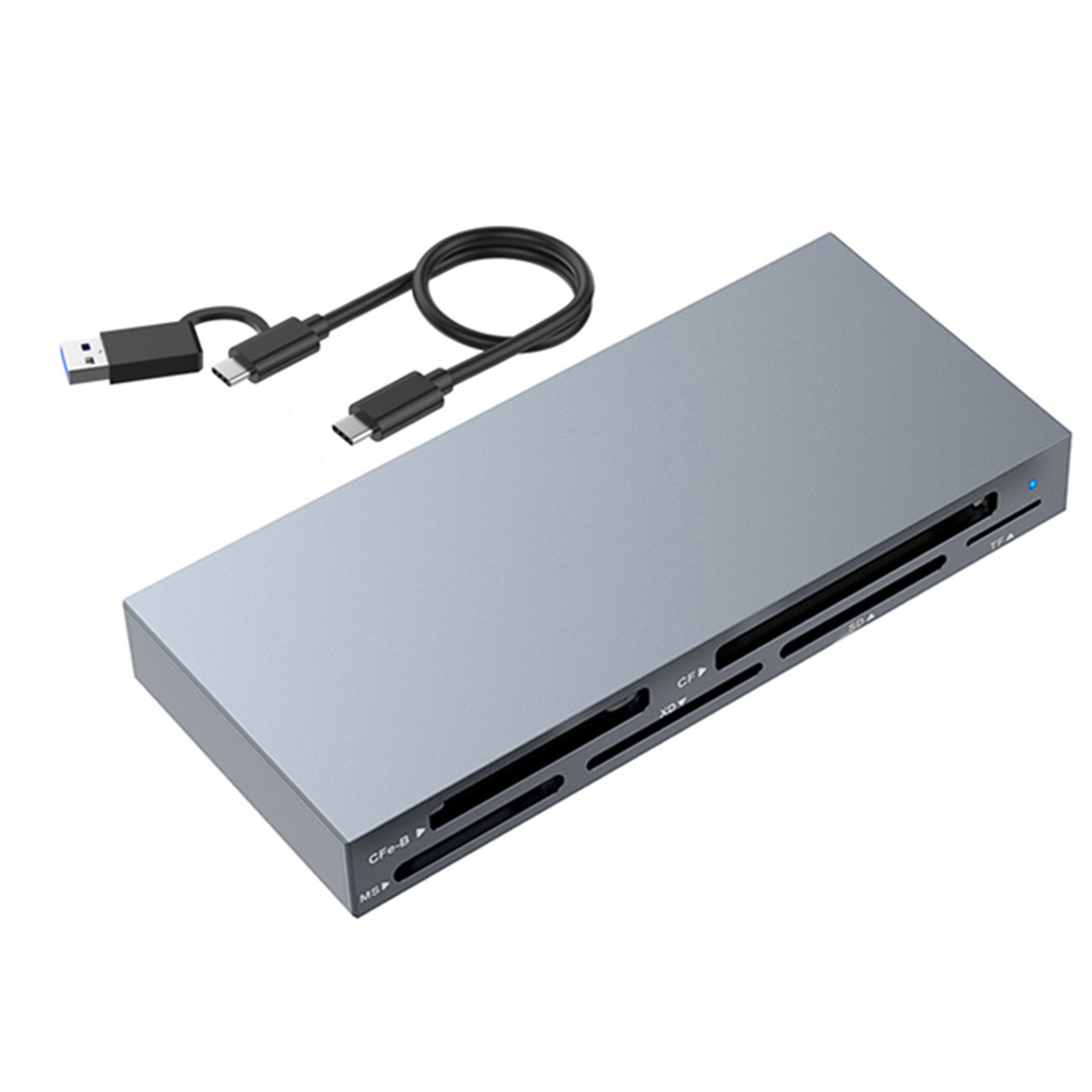 Alloy 6in1 USB 3.2 Gen2 10Gbps CFexpress Type B/CF/MS/XD/SD/TF Multi Card Reader