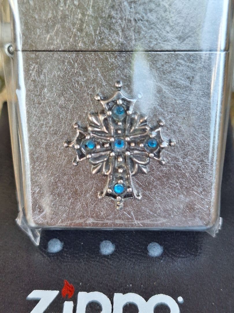 Zippo Cross Metal Plating Silver 2023