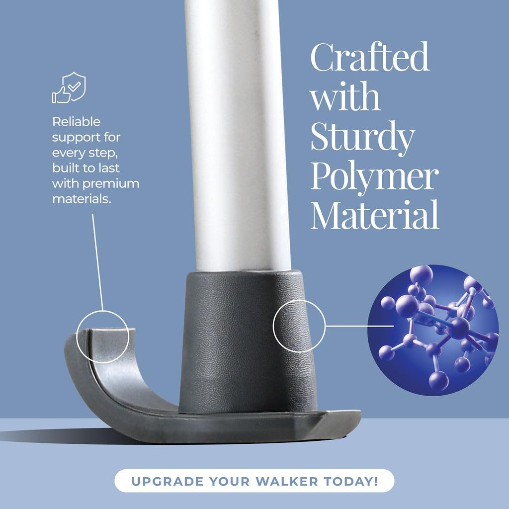 Walker Skis Glides for Folding Walkers 4 Pack Walker Accessories Walker Glides