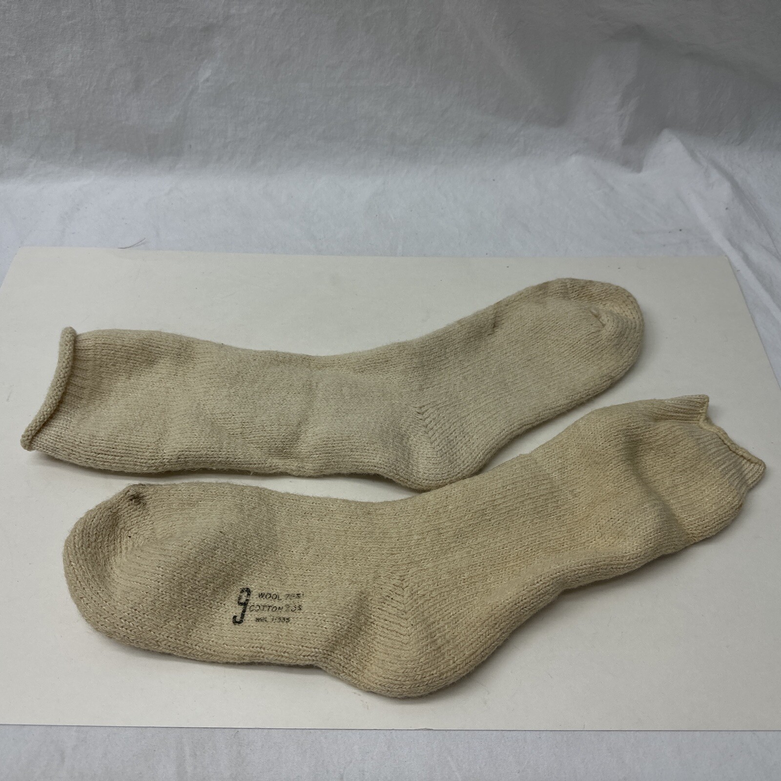 Wool Socks USGI Military DSCP Socks Size 9 NWOT
