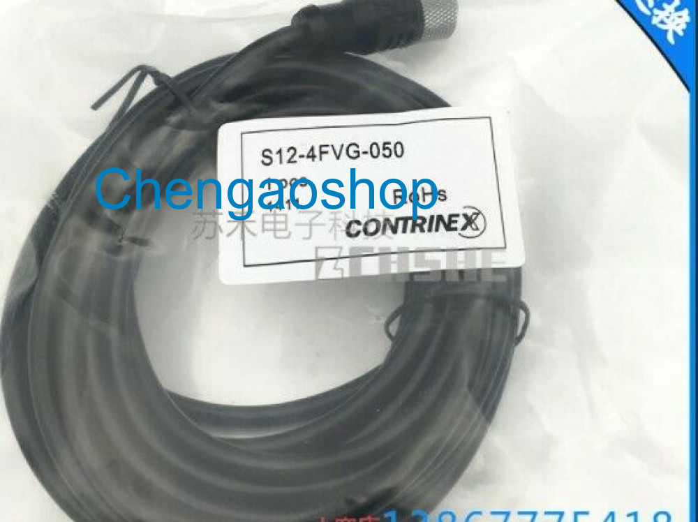 1PC NEW CONTRINEX Sensor connection line S12-4FVG-050  #L652 LZ