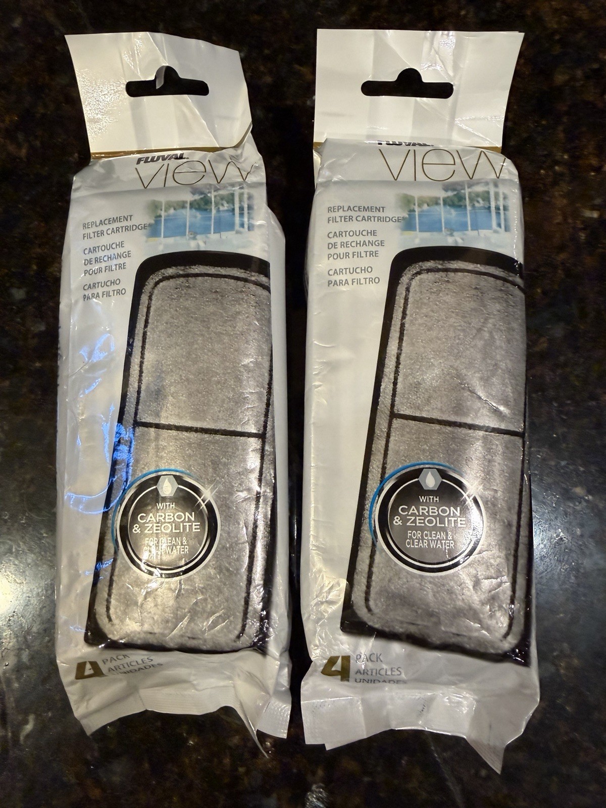 FLUVAL VIEW Replacement Filter Cartridges Lot Of 2 4 Packs  Brand New & Sealed