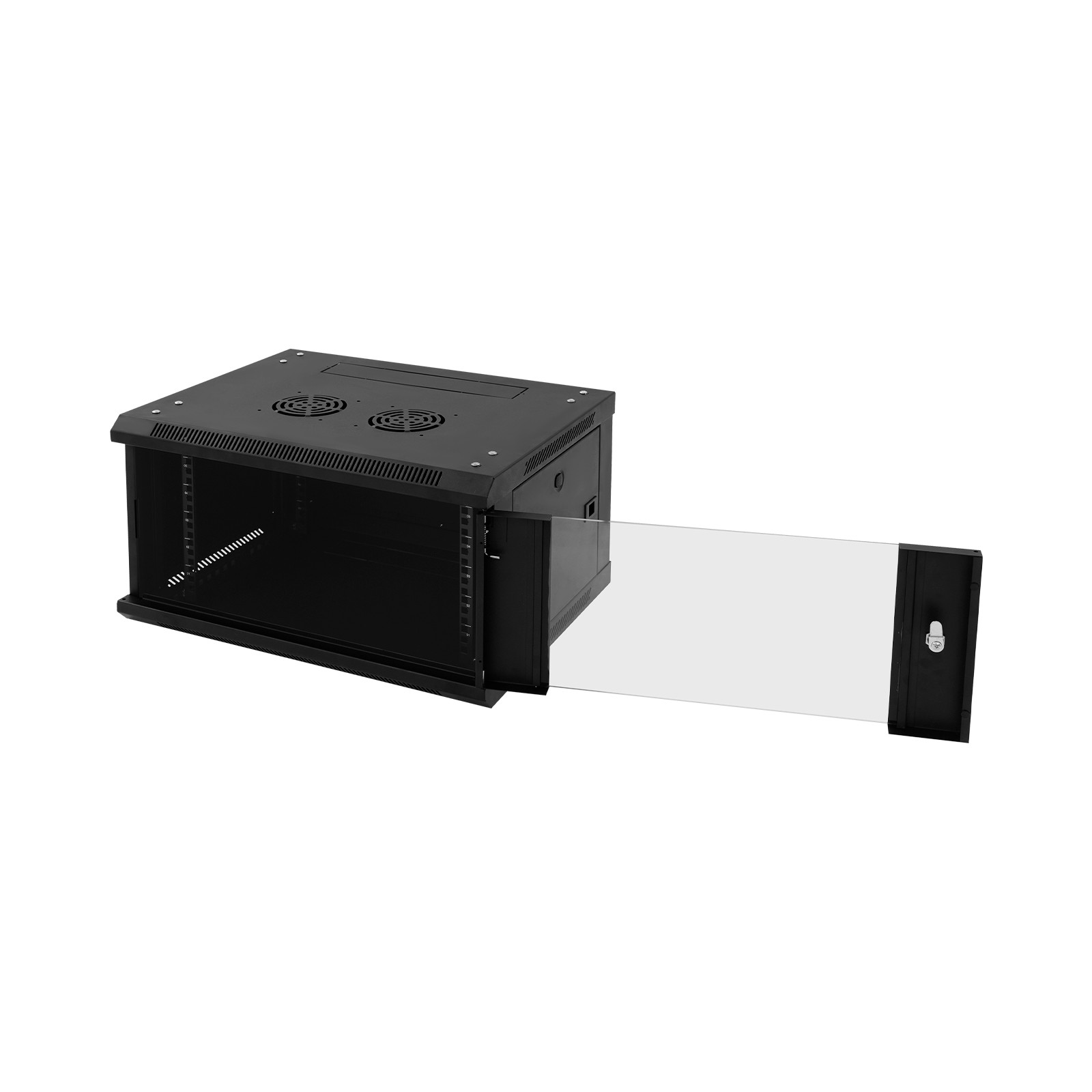 6U Wall Mount Network Server Cabinet Server Rack Cabinet Enclosure for IT Equip