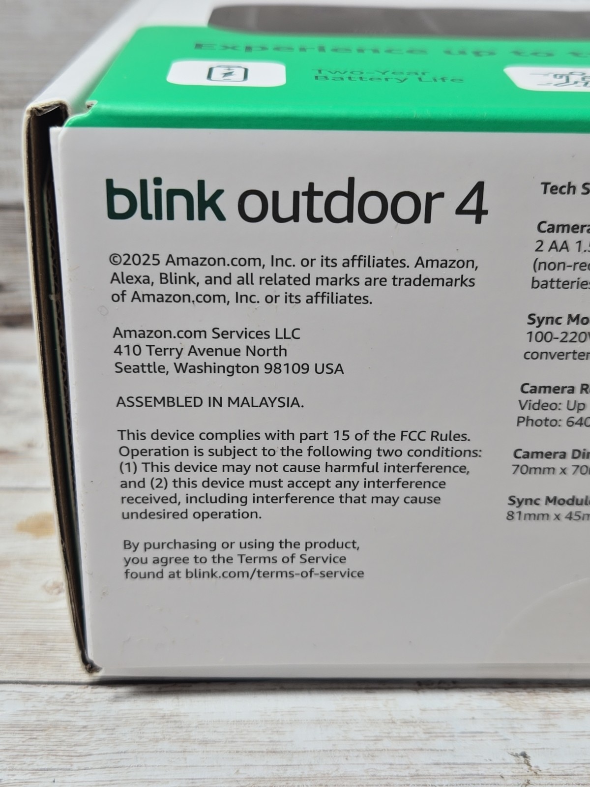 Blink Outdoor 4, (4th Gen 2025) Wireless 3 Camera Security System + Sync Module