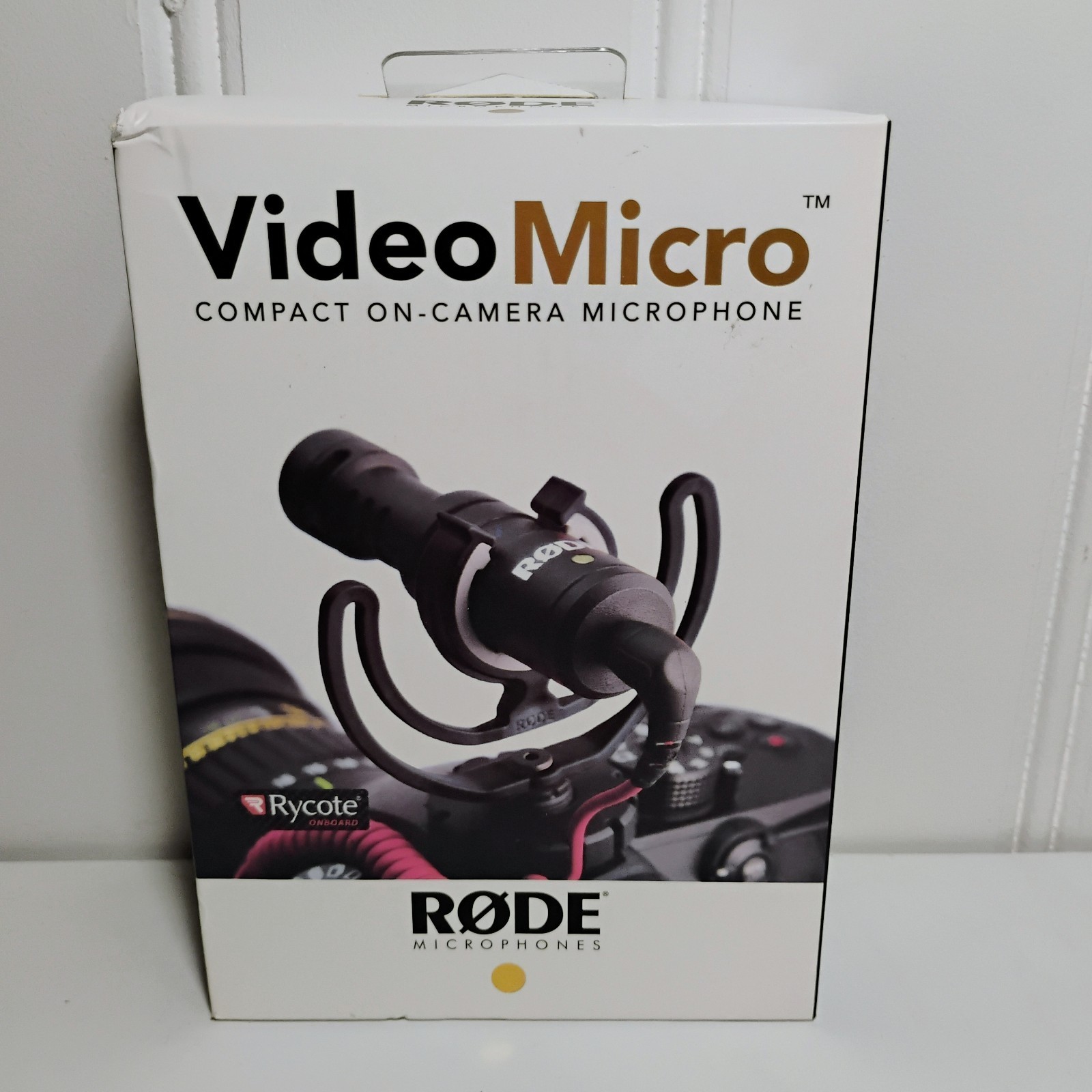 Rode VideoMicro Compact On Camera Microphone NEW SEALED Rycote mount