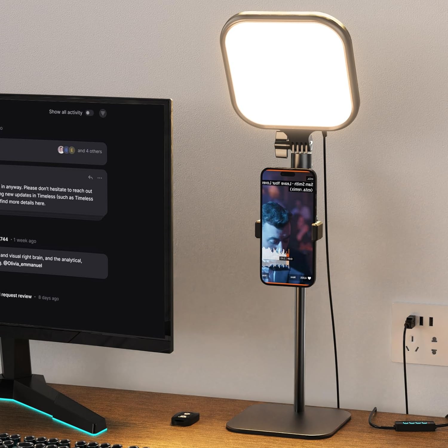 UBeesize Zoom Lighting for Computer, Video Conference Lighting for Video Calls