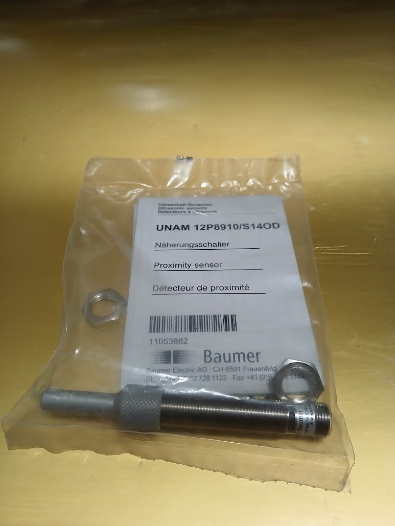 Baumer Ultrasonic proximity sensors UNAM 12P8910/S14OD (Overnight US Only)