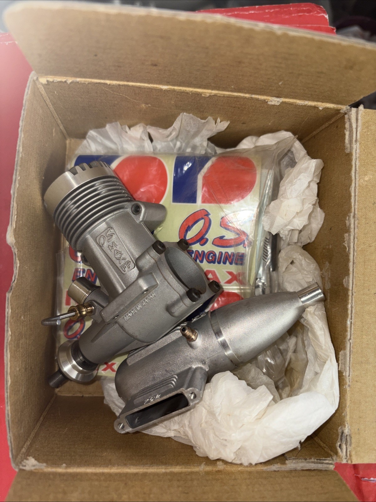 OS FP 35 C/L WITH 762 MUFFLER NIB