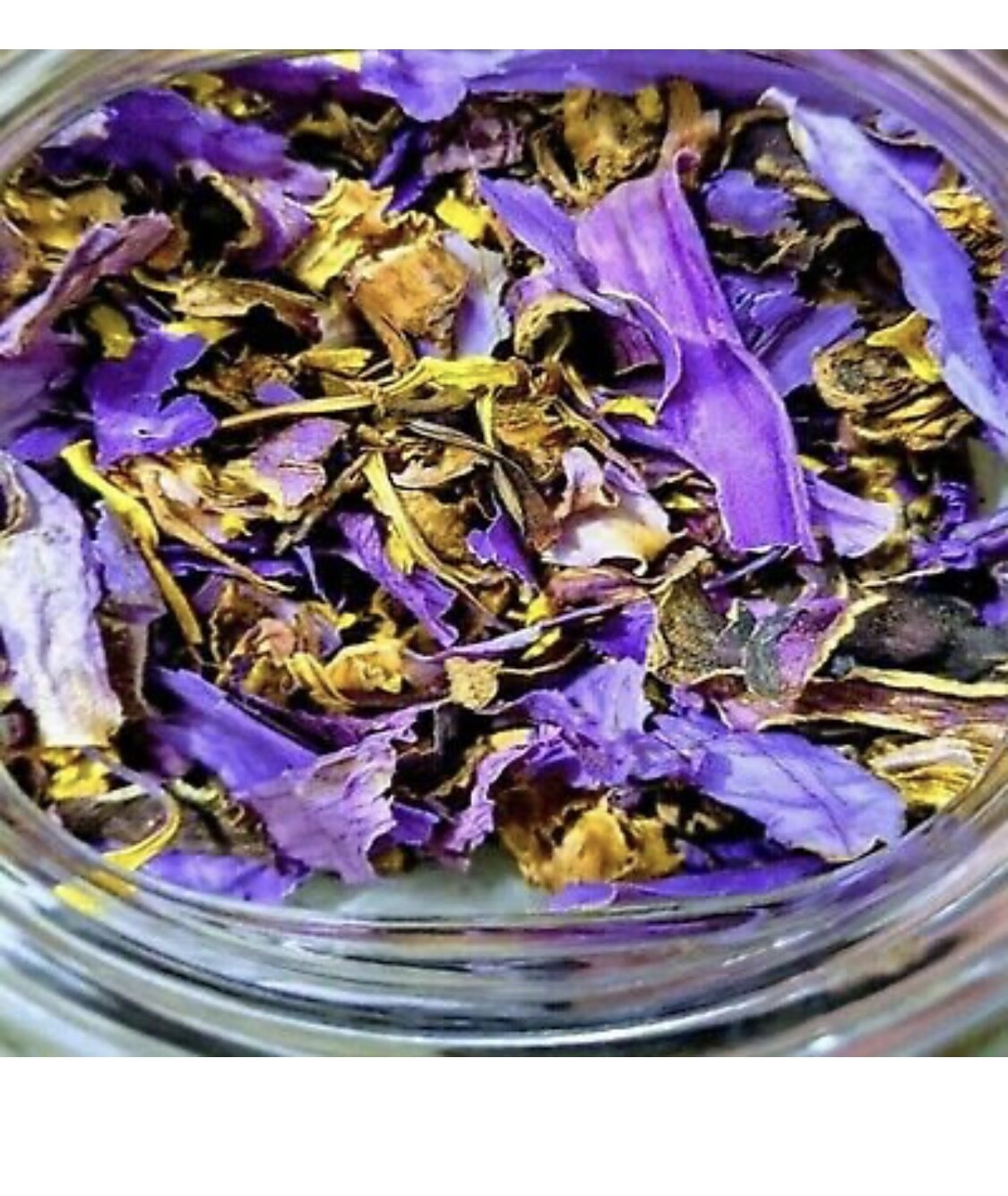 Dried Blue Lotus Herbal tea - 100g - Nymphaea Caerulea- 100% all natural.
