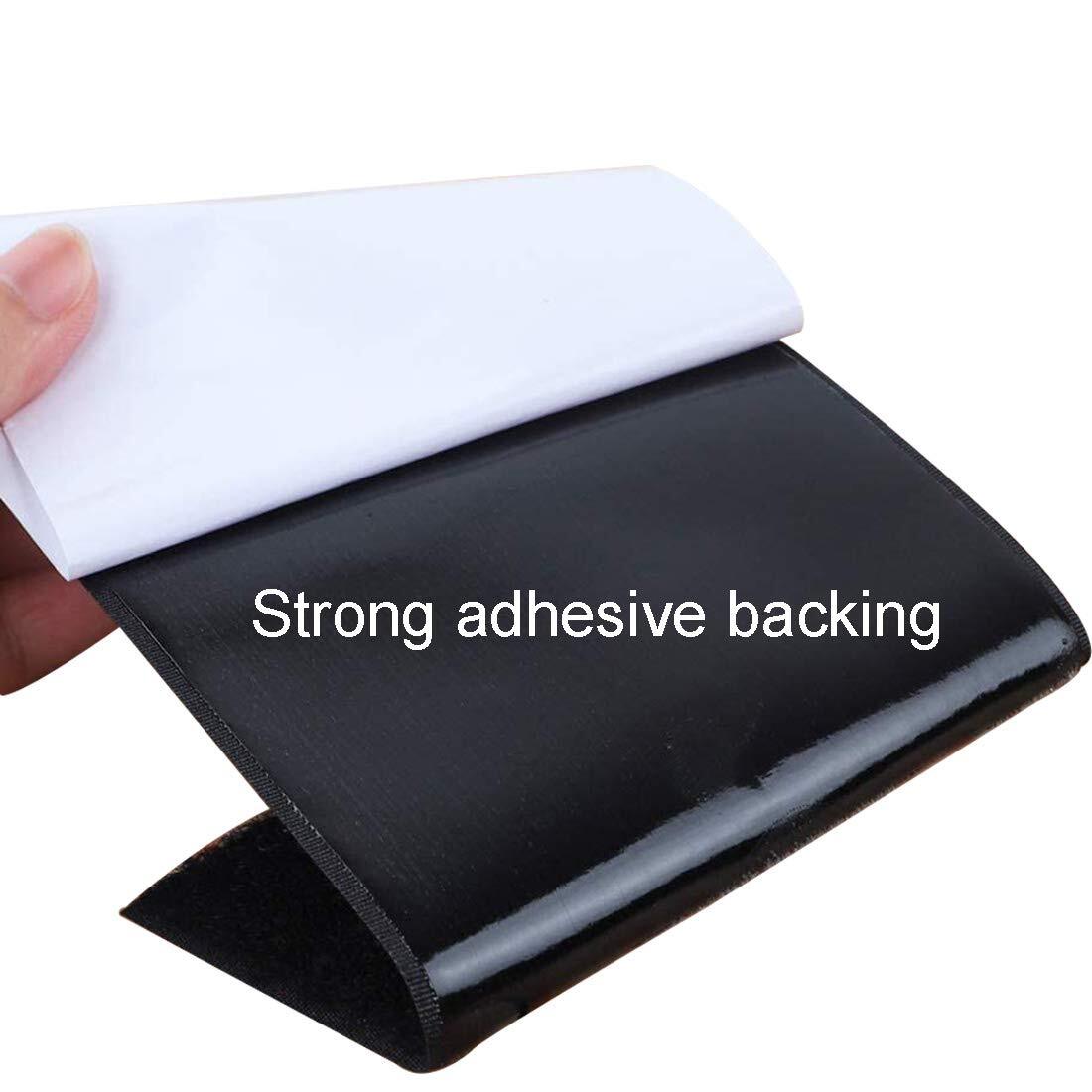 4 Inchx8.2Ft Hook and Loop Tape Nylon Self-Adhesive Strips for Crafting