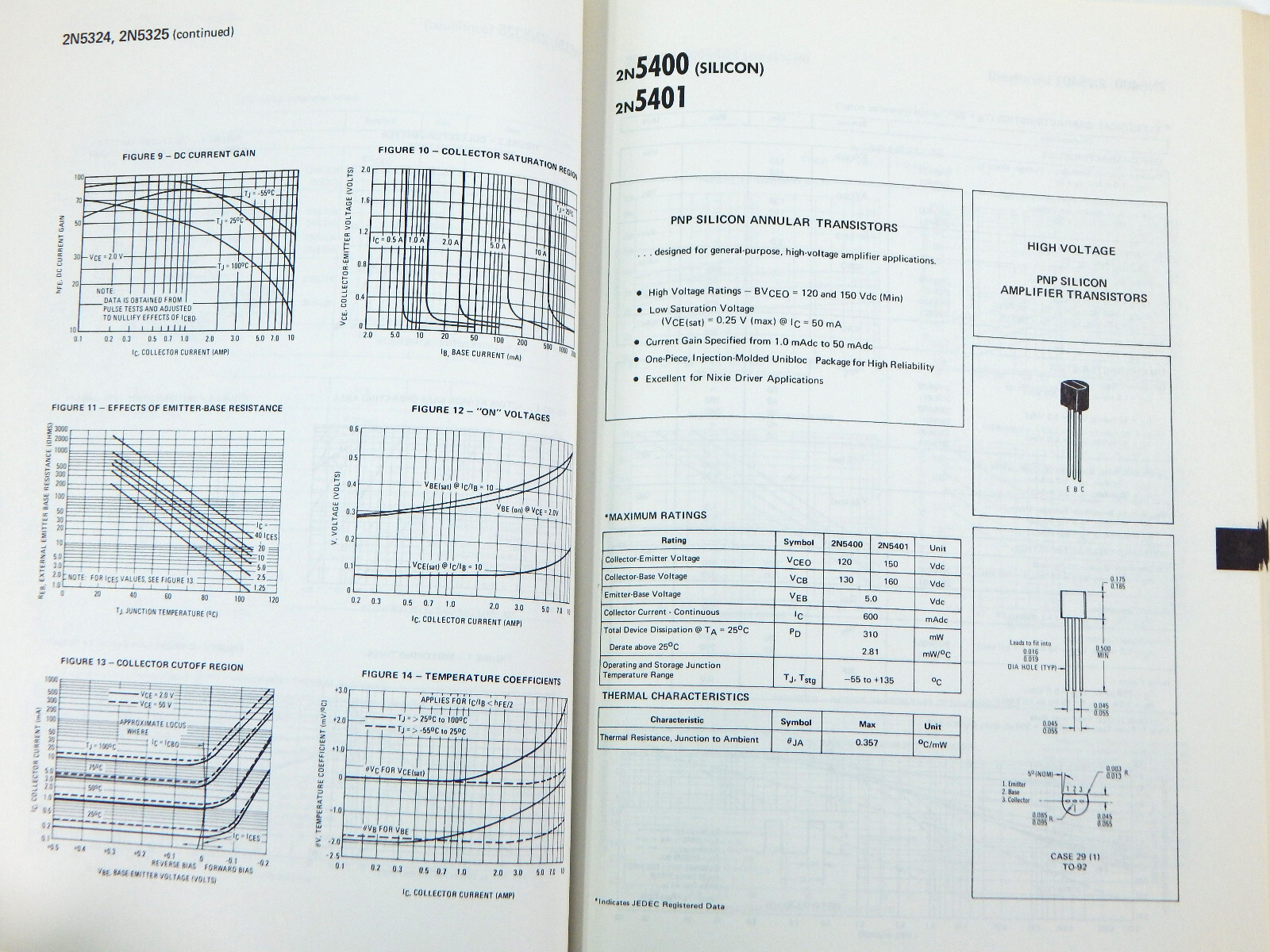 THE SEMICONDUCTOR DATA BOOK 1969 4TH ED. SUPPLEMENT 1 MOTOROLA SOFT COVER NICE