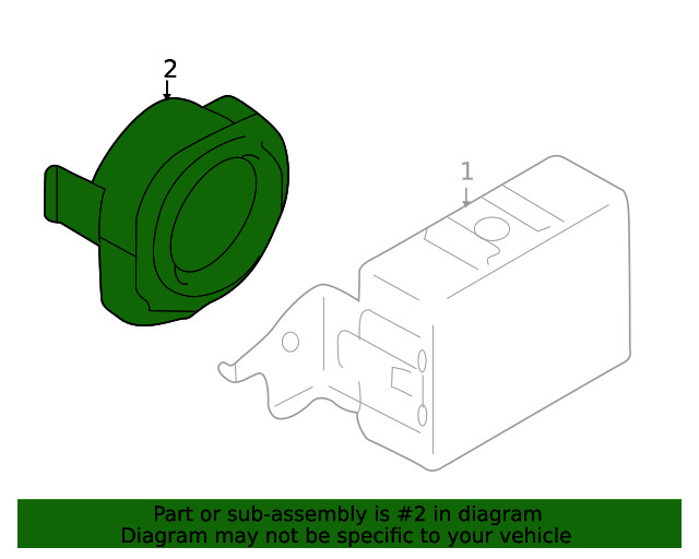 Genuine Subaru Keyless Entry Transmitter 57497AJ10A