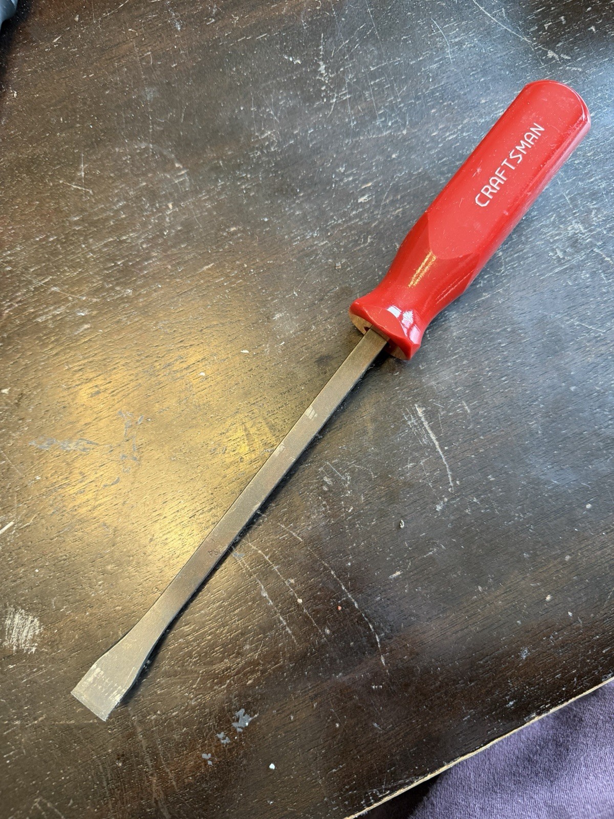 Craftsman Tools USA Made 43275 Pry Bar - 12" Red Hard Handle
