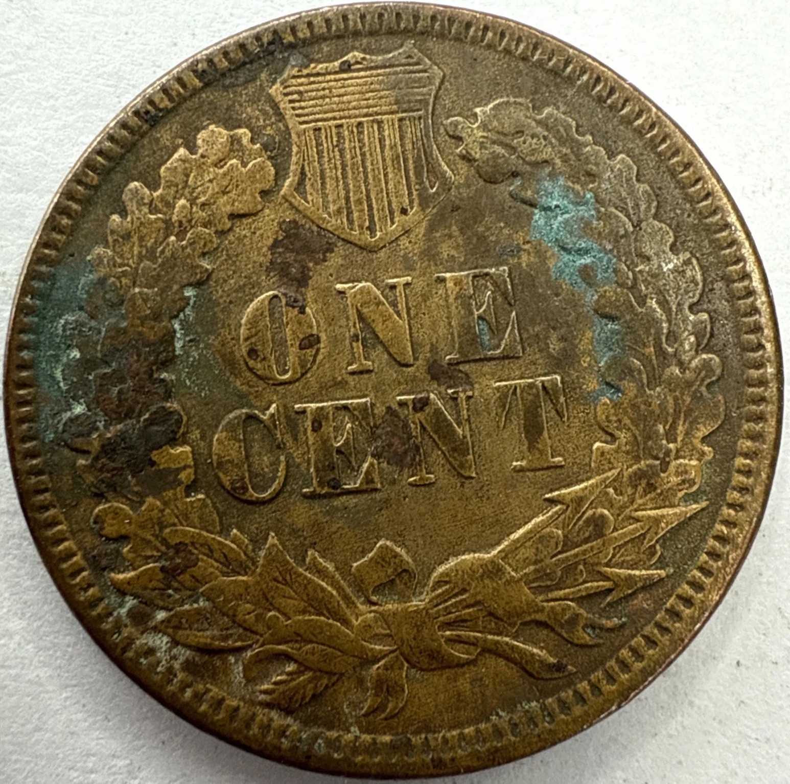 1890 Indian Head Cent Exact Coin Imaged #IND2296