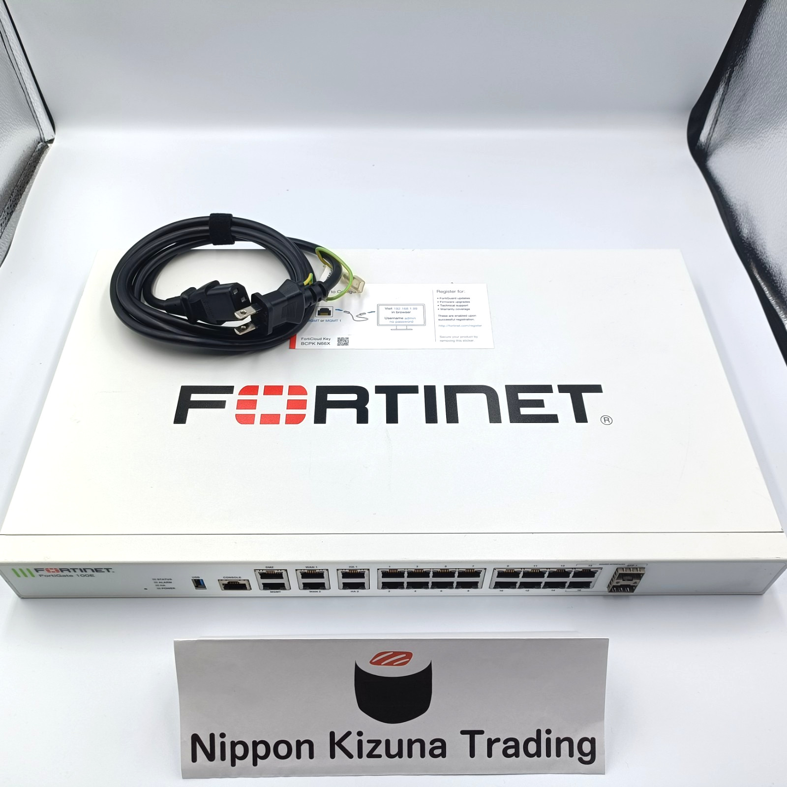Fortinet FortiGate 100E FG-100E Network Security Firewall Tested Good Used