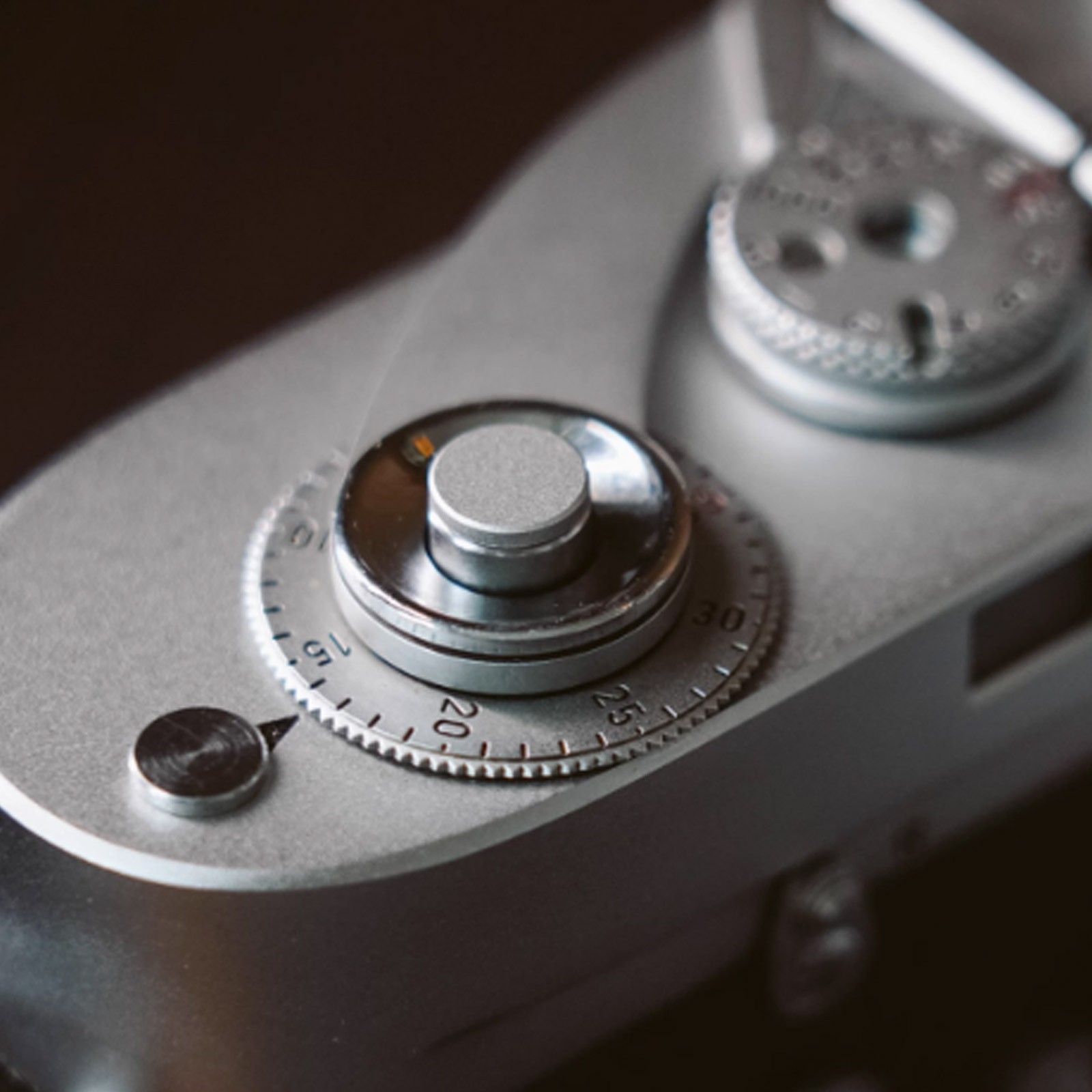 Mini 7mm Shutter Release Button Brass White Copper for Fujifilm Leica Camera