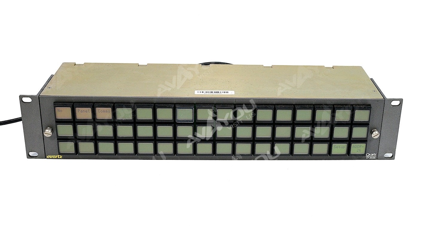 Evertz CP-2048E 2RU 48-Button Remote Router Control Panel 2RU
