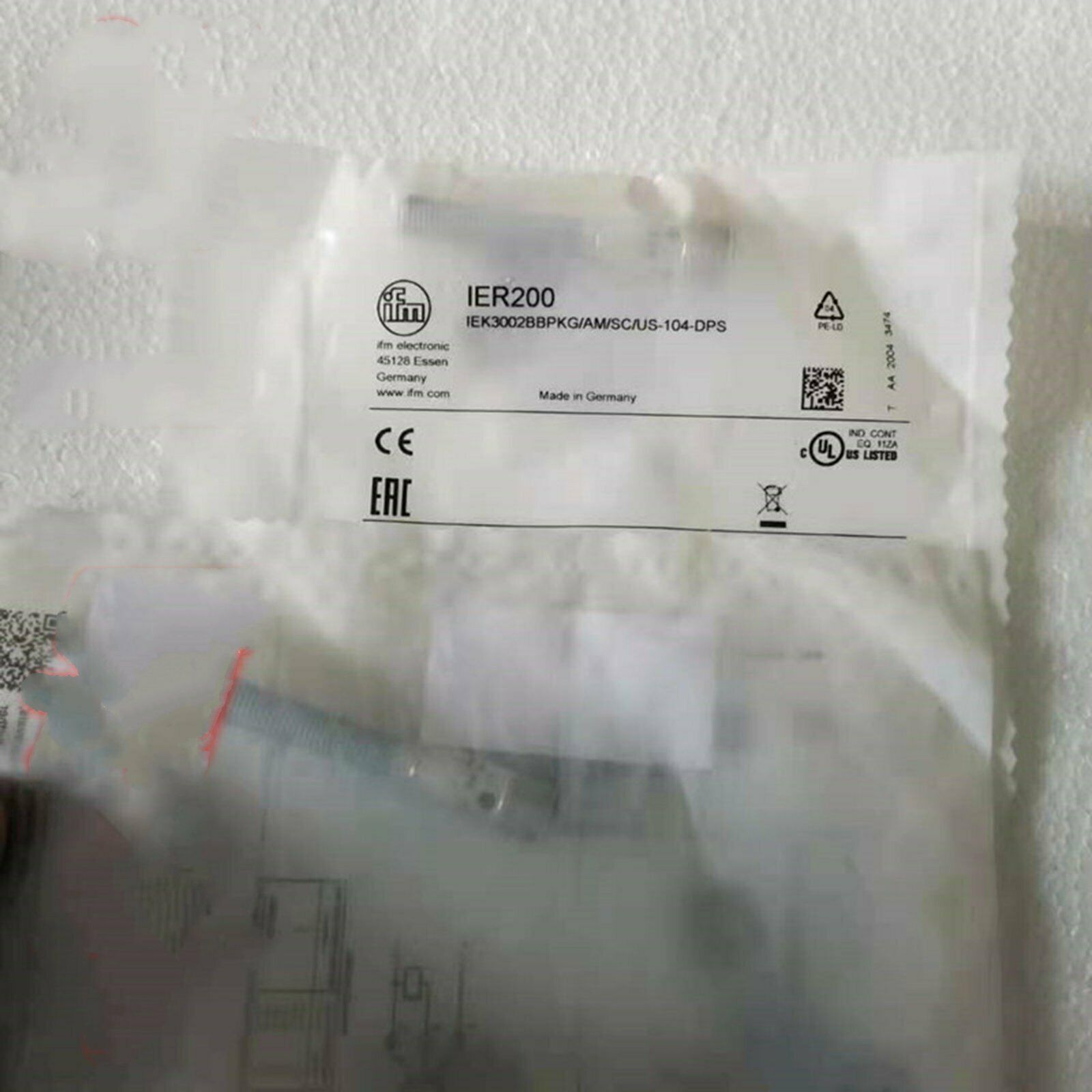 IFM IER200 IEK3002BBPKG/AM/SC/US104DPS Proximity Switch Sensor New