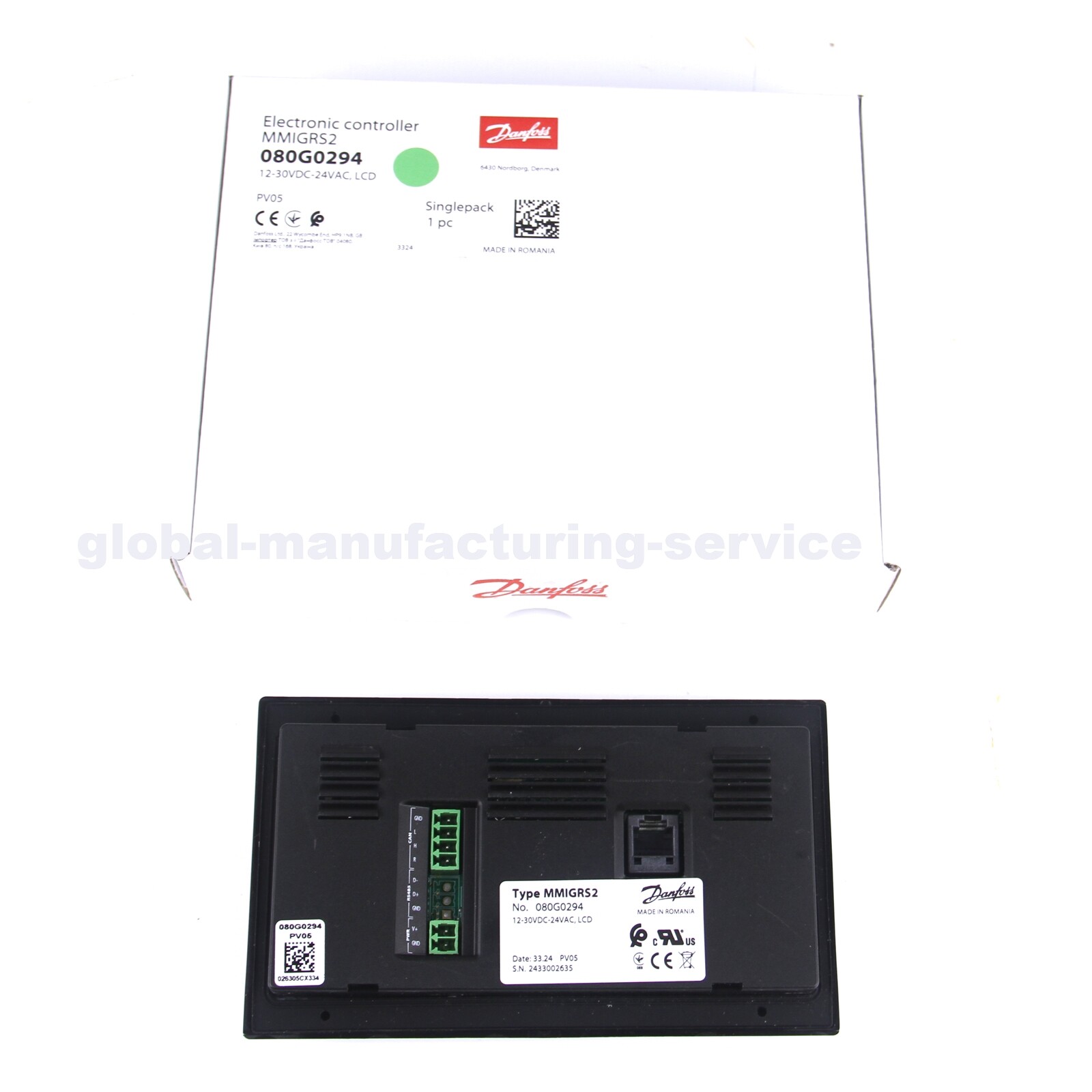 NEW Danfoss Display Control Panel MMIGRS2 080G0294
