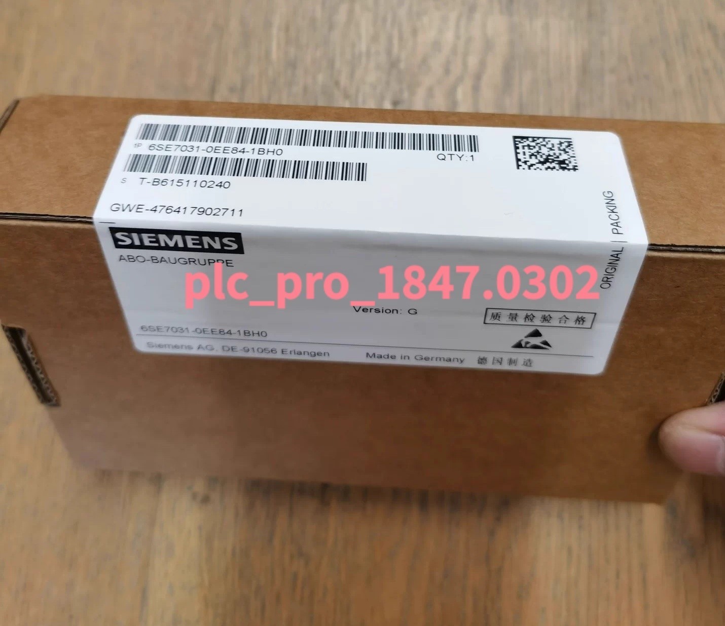 6SE7031-0EE84-1BH0 1PCS Brand New Siemens 6SE7031-0EE84-1BH0  Fast delivery