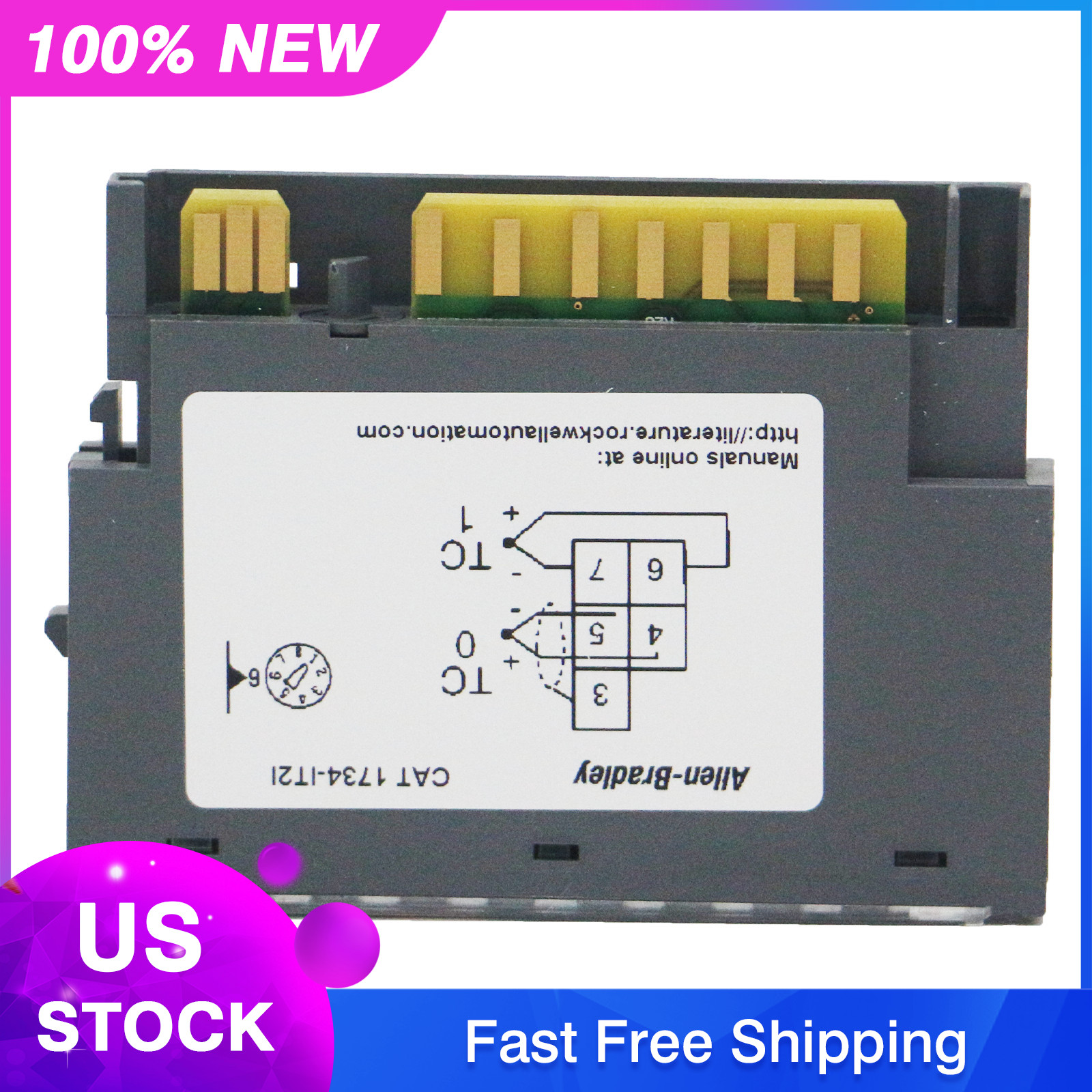 New Allen-Bradley 1734-IT2I SER C POINT I/O 2 Point Input Module