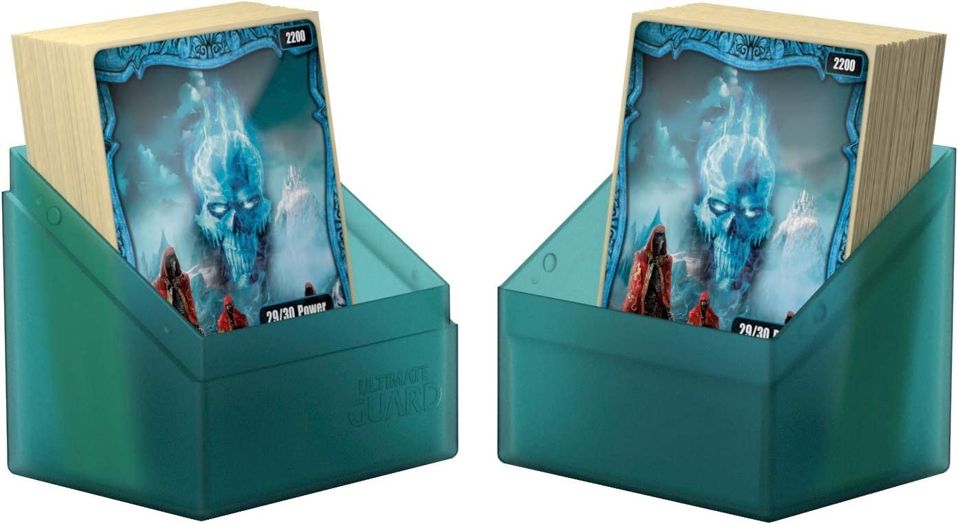Ultimate Guard UGD010688 Boulder Deck Case 80+ Standard Size Box, Malachite, S M