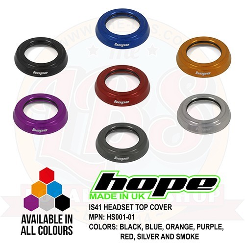 Hope IS41 Headset Top Cover 1-1/8" - HS001-01 - All Colors - Brand New