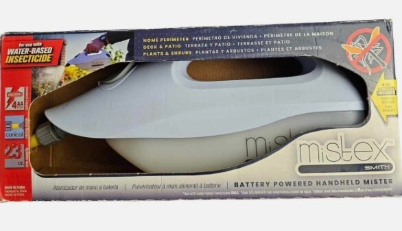 MiStex Smith Battery Powered Handheld Mister For Water Based Insecticides NEW