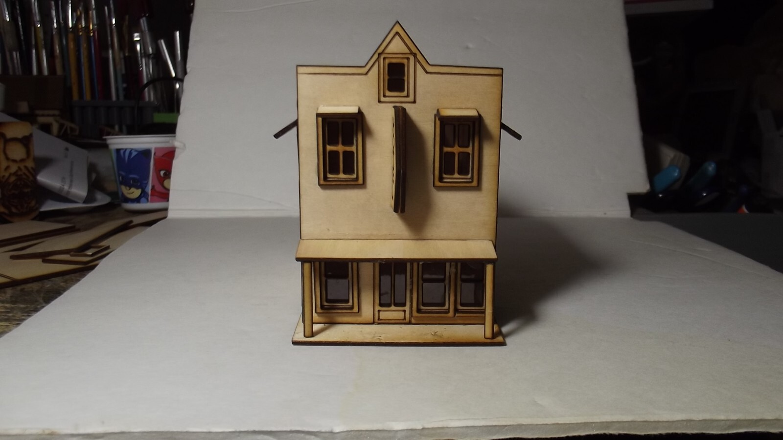 H.O. Scale Old West Hotel Kit Laser Cut LCOW#10