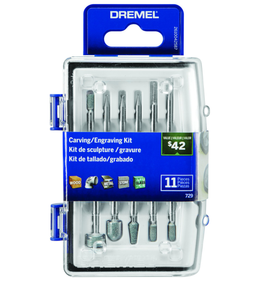 Dremel 11 Piece Carving/Engraving Kit