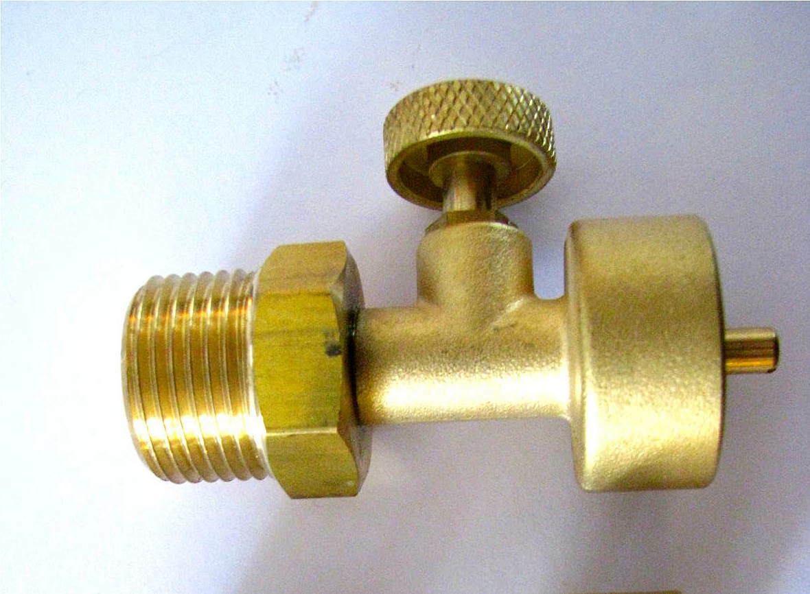 Jewelers Little Torch Disposable Oxygen Tank Valve Convert to CGA 540 Regulator