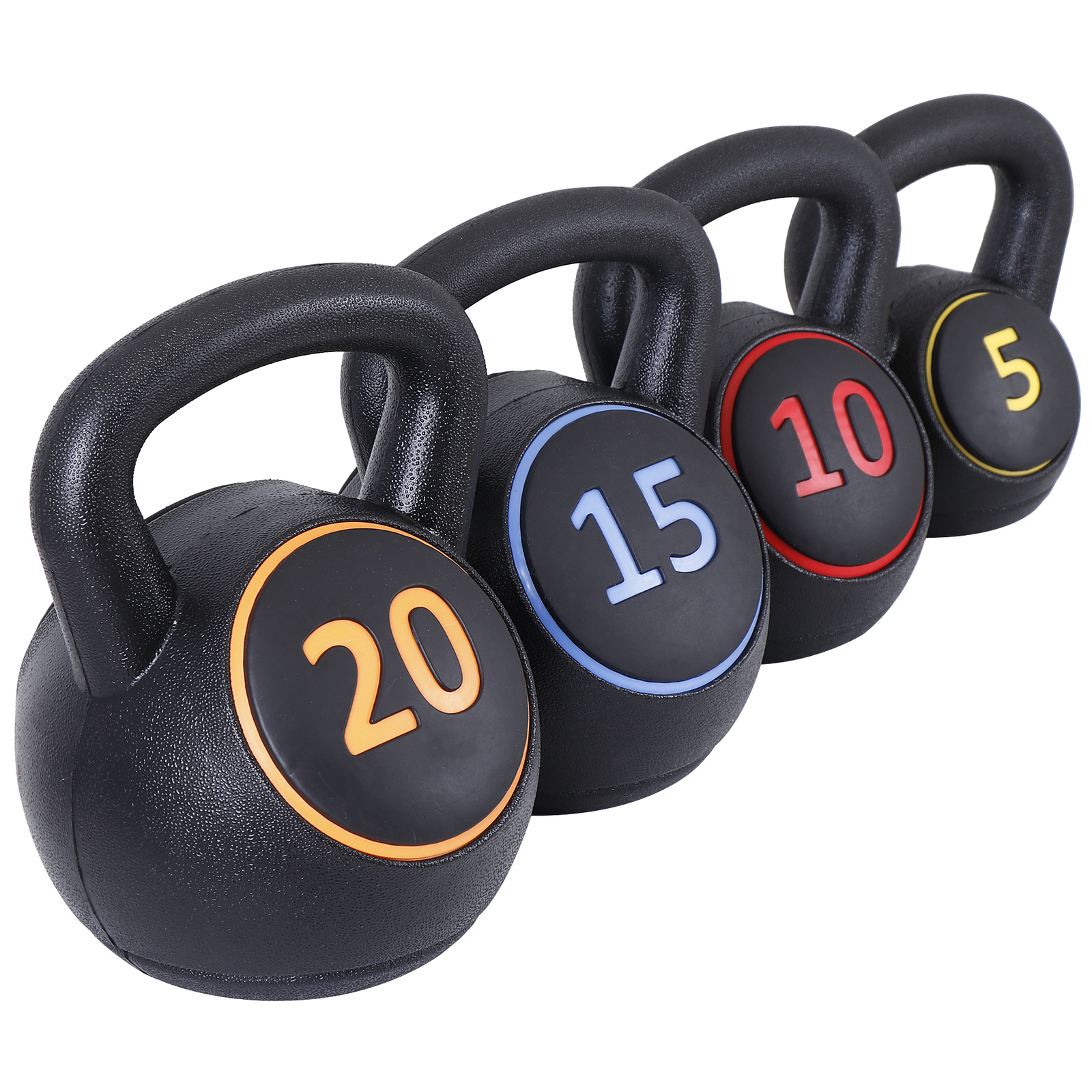 4PCS Kettlebell Weights Set with Tray for Training Home ExerciseFitness Workout